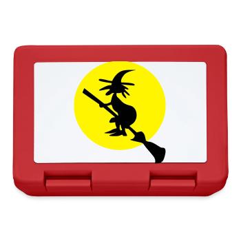 witch and full moon - Lunchbox - red - Front