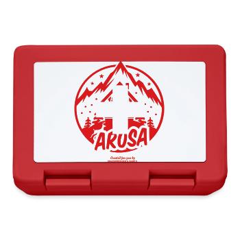 Arosa Switzerland ski and après ski design - Lunchbox - red - Front