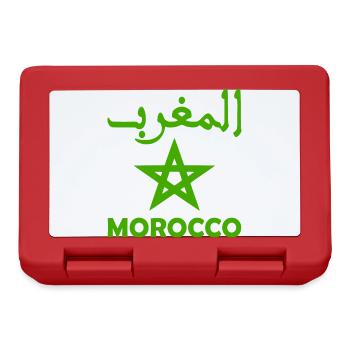 Maroc - Boîte à goûter - rouge - Devant
