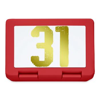 31 Number jersey - Lunchbox - red - Front