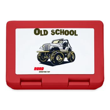 Offroad Classic Car Lovers i love my car - Brotdose - Rot - Vorne