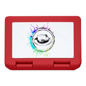 Chicken icon icon - Lunchbox - red - Front