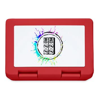 Jukeboxes Bass symbol - Lunchbox - red - Front
