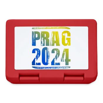 Prague 2024 : des vacances colorées - Boîte à goûter - rouge - Devant