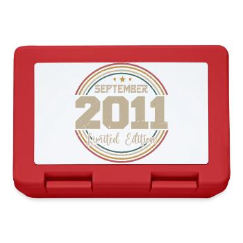 September Birthday Gift 2011 - Lunchbox - red - Front