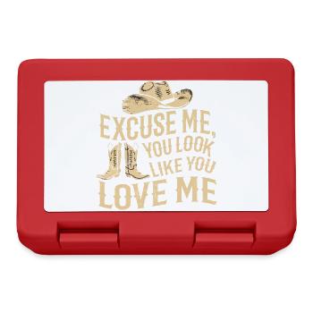 Excuse me you look like you love me - Lunchbox - red - Front