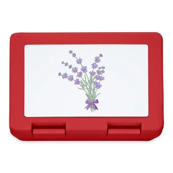 Bouquet of lavender - Lunchbox - red - Front