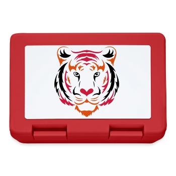 Tiger Love - Lunchbox - red - Front