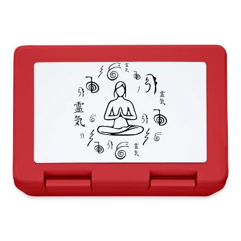 Reiki Master - Lunchbox - red - Front