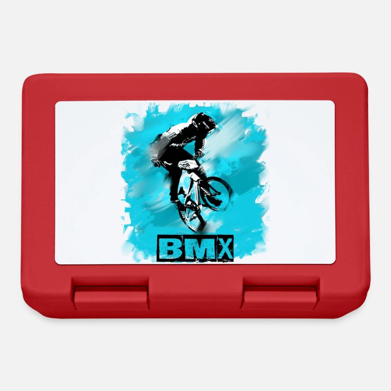 Vélo BMX - Boîte à goûter - rouge
