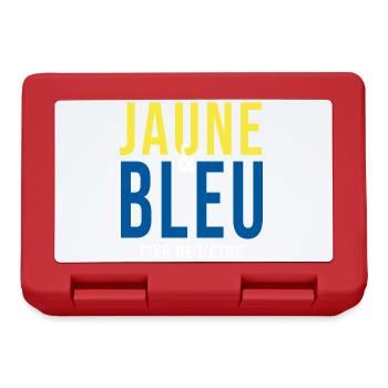 jaune et bleu fier rugby ukraine basket - Boîte à goûter - rouge - Devant