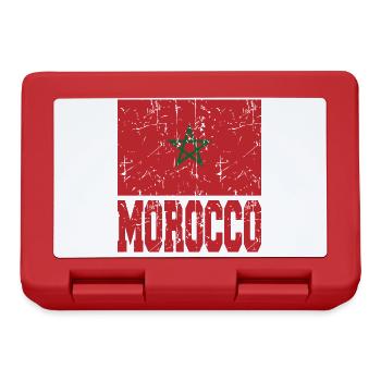 Maroc - Boîte à goûter - rouge - Devant