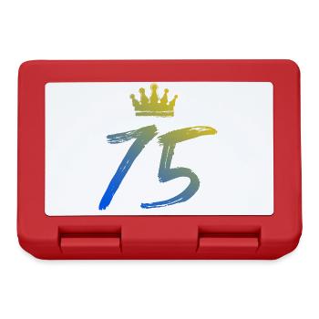 75 Number crown - Lunchbox - red - Front
