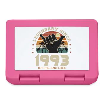 anniversaire né en 1993 Cadeau cool surf 30 ans - Boîte à goûter - rose - Devant
