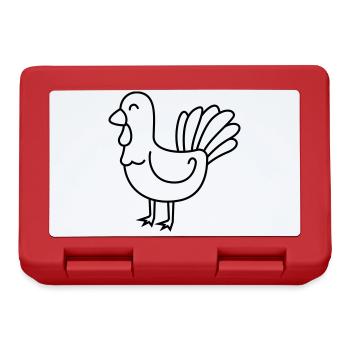 Truthan Comic Animal - Lunchbox - red - Front
