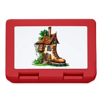 Old Boot House - Lunchbox - red - Front
