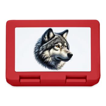 Wolf - Lunchbox - red - Front