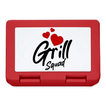Grill Squad Herz - Brotdose - Rot - Vorne