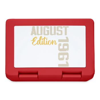 Anniversaire Août 1961 - Edition Limitée Août 1961 - Boîte à goûter - rouge - Devant