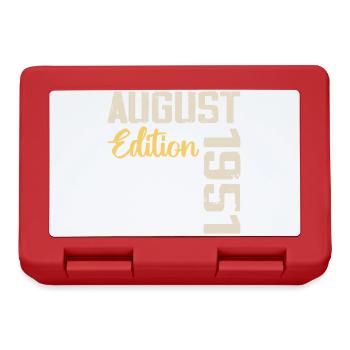 Anniversaire Août 1951 - Edition Limitée Août 1951 - Boîte à goûter - rouge - Devant