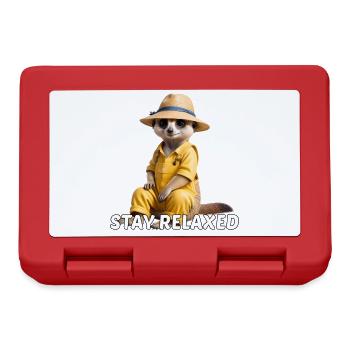 Meerkat - Lunchbox - red - Front