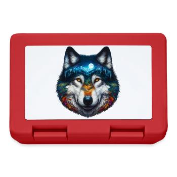 Wolf - Lunchbox - red - Front