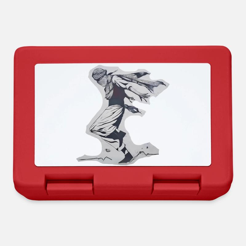 Le Danseur de la Liberté - Boîte à goûter - rouge