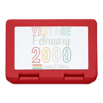 Vintage Février 2000 – Édition Limitée Anniversair - Boîte à goûter - rouge - Devant