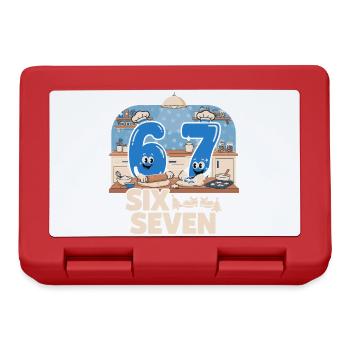 67 Memes Italian Funny Baking Gift - Lunchbox - red - Front