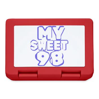Birthday 98 - Lunchbox - red - Front