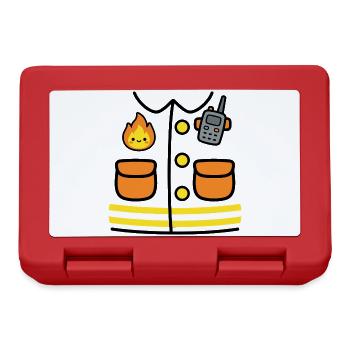 Fire Brigade Costume Carnival Carnival Outfit - Lunchbox - red - Front