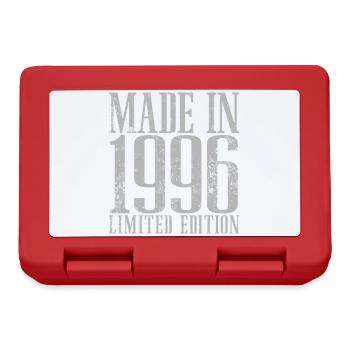 Made in 1996 Vintage Vintage Birthday Gift - Lunchbox - red - Front