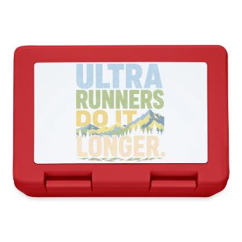 Les ultra-coureurs le font plus longtemps - Boîte à goûter - rouge - Devant