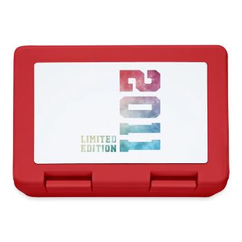15. Geburtstag Limited Edition 2011– Jahrgang 2011 - Brotdose - Rot - Vorne