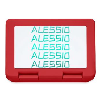 Alessio - Brotdose - Rot - Vorne