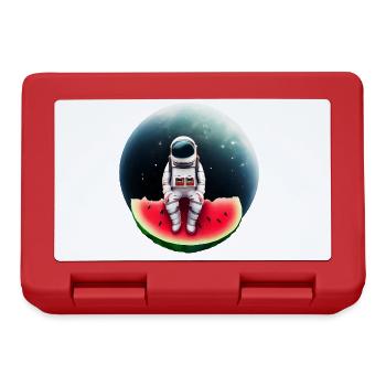Astronaute sur pastèque - Boîte à goûter - rouge - Devant