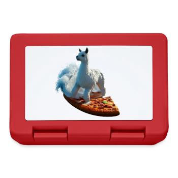 Pizza Vagues Alpaga Surfer - Boîte à goûter - rouge - Devant