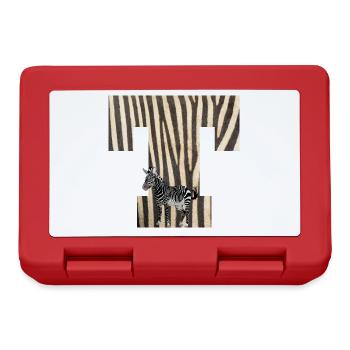 zebra t - Brotdose - Rot - Vorne