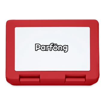 Parföng - Brotdose - Rot - Vorne