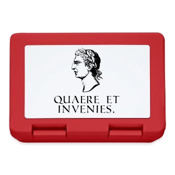 search and you will find latin black - Lunchbox - red - Front