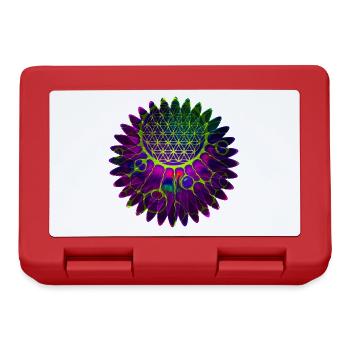 Flower Of Life - Geometric Blossom 2 - Lunchbox - red - Front