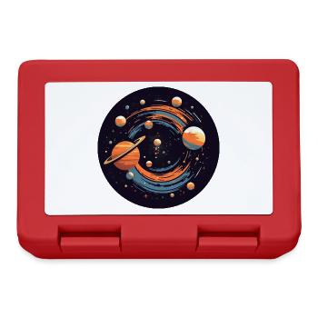 Univers Planètes du système solaire - Boîte à goûter - rouge - Devant