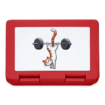 Chat Équilibre sur les mains entraînement Fitness Salto - Boîte à goûter - rouge - Devant