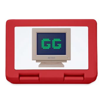 CRT design - GG (Good Game) - Lunchbox - red - Front