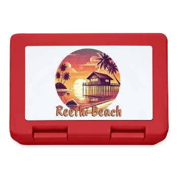 Reethi Beach Maldives Sunset Paradise - Lunchbox - red - Front