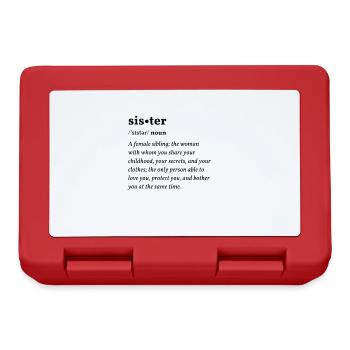 Sister (sister) Clean Edition - Lunchbox - red - Front