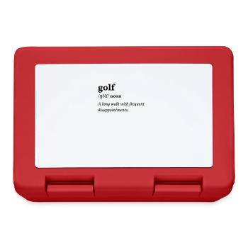 Golf (Sport) Clean Edition - Lunchbox - red - Front