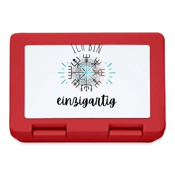 Wegweiser Motivation - VEGVISIR - Brotdose - Rot - Vorne