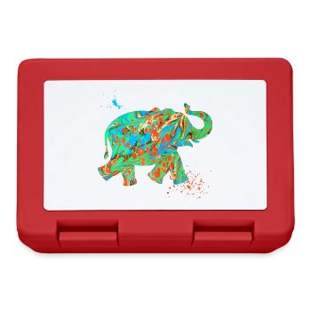 elephant e 4 - Lunchbox - red - Front