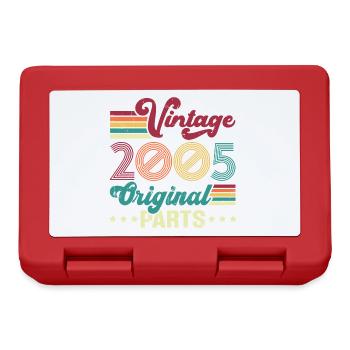 Vintage 2005 Original, Cadeau D'anniversaire - Boîte à goûter - rouge - Devant